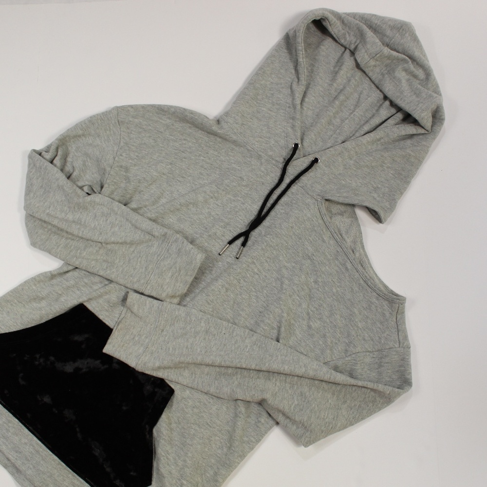 Abound Open Shoulder Long Sleeve Hooded Sweatshirt